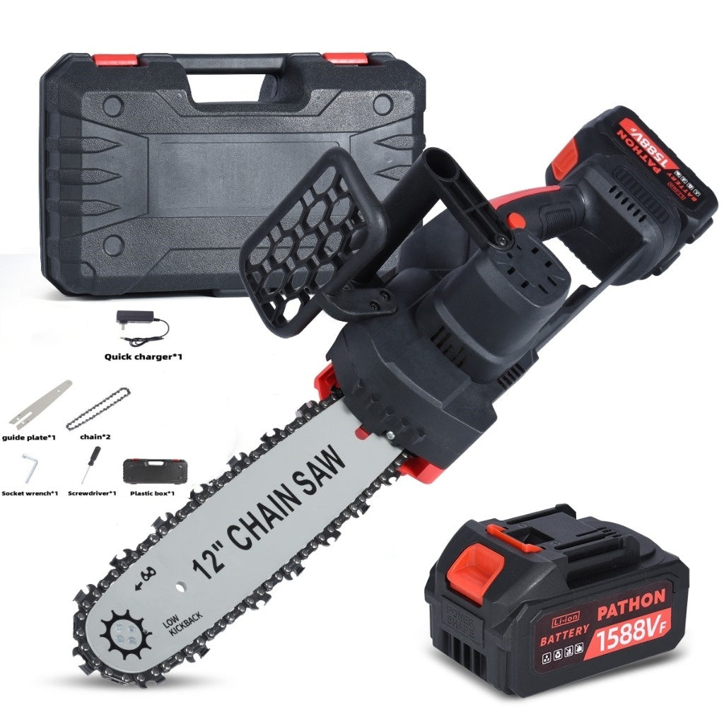 SOARFLY 12 Inch Cordless Mini Chainsaw Brushless Branch Saw Wood Pruning Saw Electric Pruner