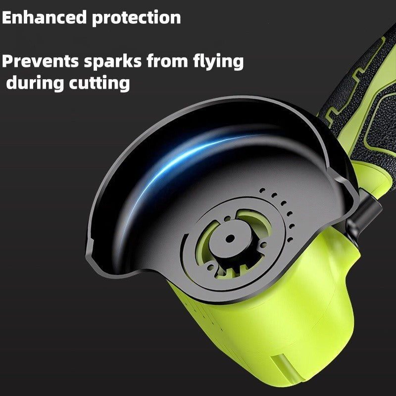 SOARFLY 3 Inch Cordless Angle Grinder Electric Hand Grinder Polisher Cutting Machine Two Batteries