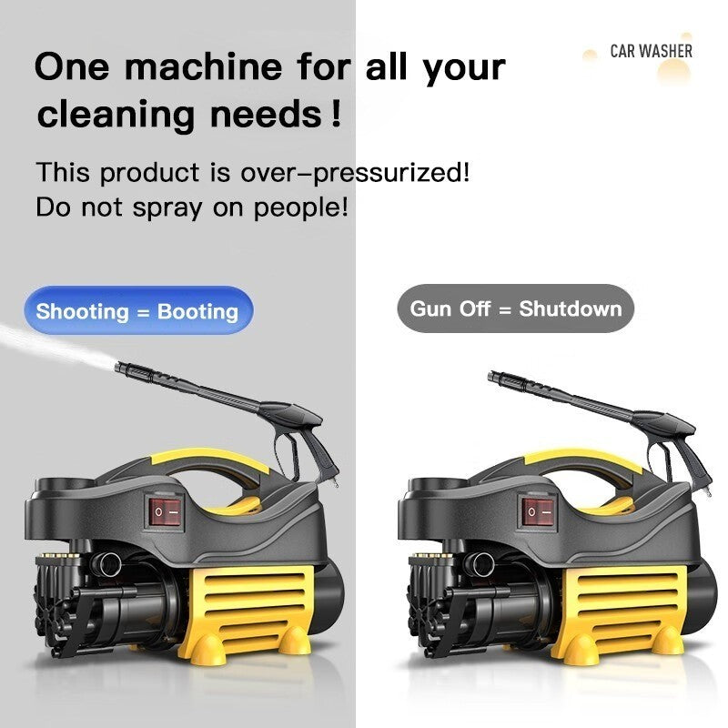 SOARFLY 3800W Car Water Jet High Pressure Wash Machine Car Wash Home Cleaner SprayerMesin Basuh Kereta High pressure car washer