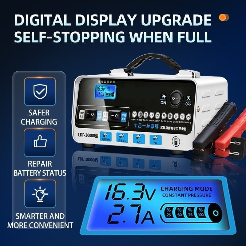 SOARFLY Car Jump Starter 99800 mAh 5 IN 1 Car tool set Portable Tire inflator Air Pump,Emergency Powerbank