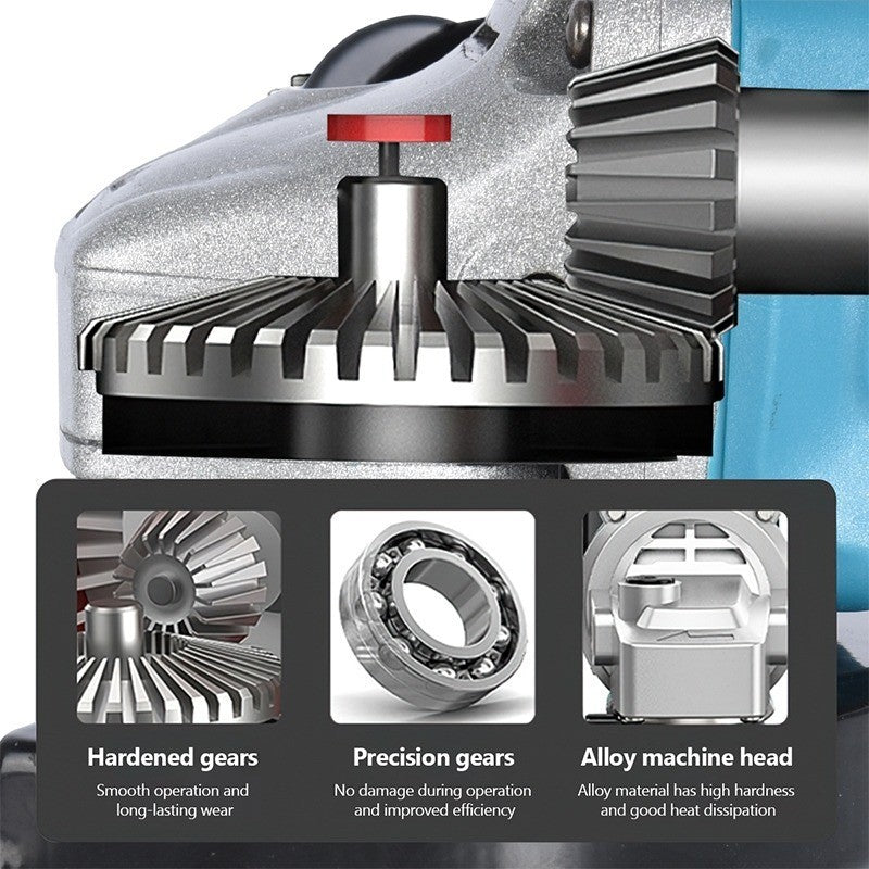 SOARFLY Cordless Angle Grinder Wireless Electric Cutting Machine Cutting Polishing Portable Saw Brushless2 Battery