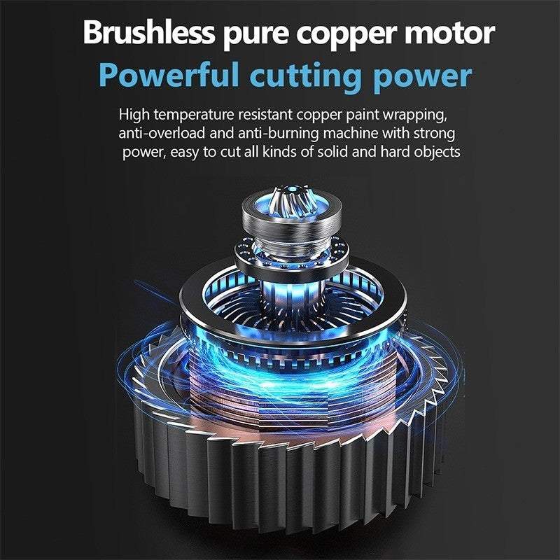 SOARFLY Cordless Angle Grinder Wireless Electric Cutting Machine Cutting Polishing Portable Saw Brushless2 Battery