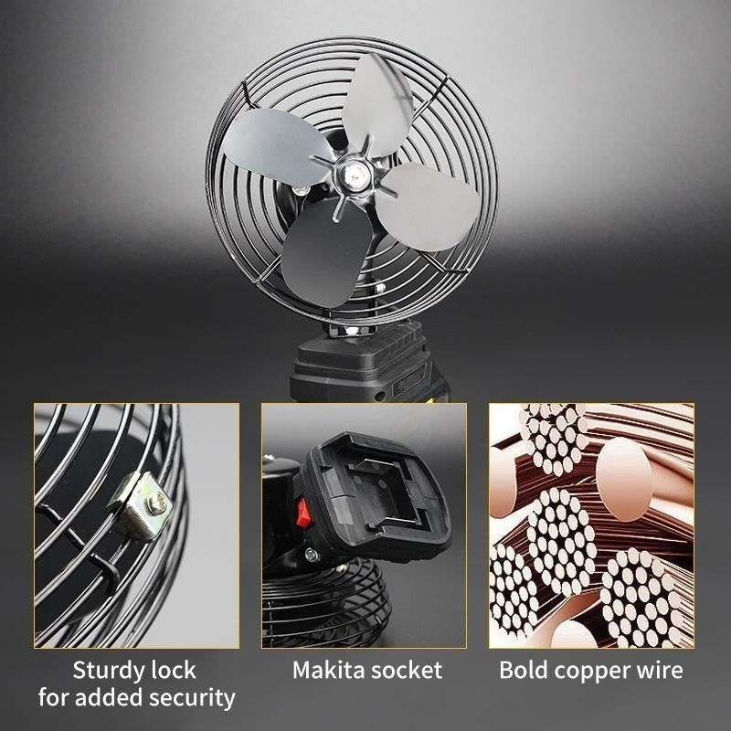 SOARFLY cordless fan portable fan adjustable lithium battery fan 8 inches 35000 mAh / 45000 mAh