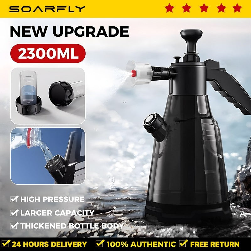 SOARFLY 2L Foam Sprayer Car Wash Portable Pressure Washer Power Sprayer Car Shampoo Water Gun Sprayer