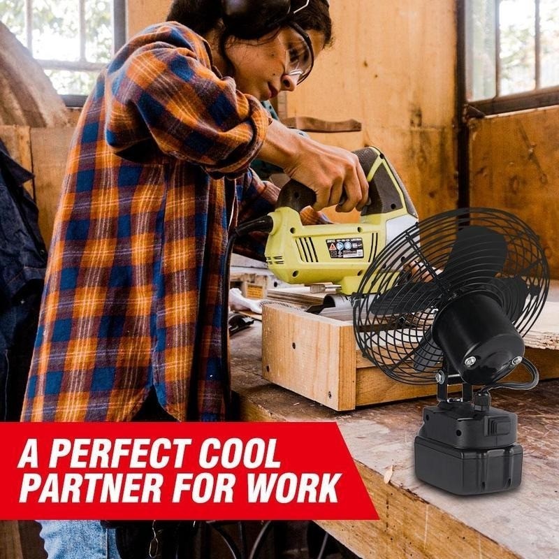 SOARFLY cordless fan portable fan adjustable lithium battery fan 8 inches 35000 mAh / 45000 mAh