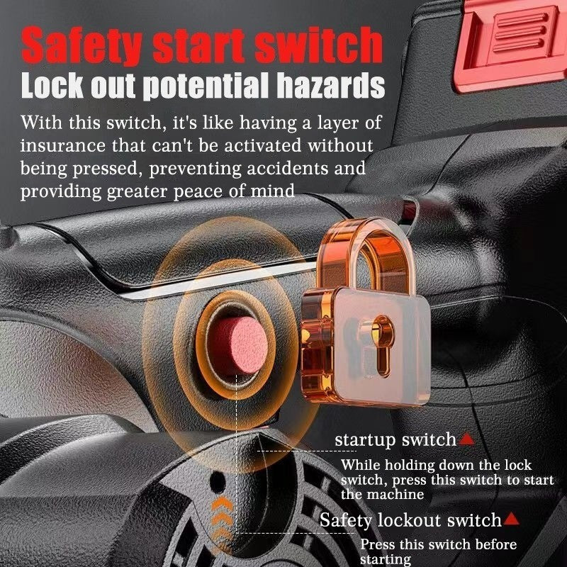 SOARFLY 12 Inch Cordless Mini Chainsaw Brushless Branch Saw Wood Pruning Saw Electric Pruner