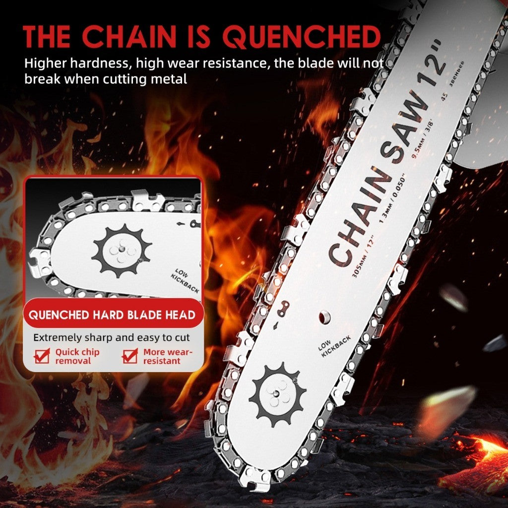 SOARFLY 12 Inch Cordless Mini Chainsaw Brushless Branch Saw Wood Pruning Saw Electric Pruner